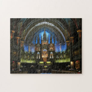 Cathedral Altar Jigzaag Puzzle Notre-Dame Montreal Legpuzzel