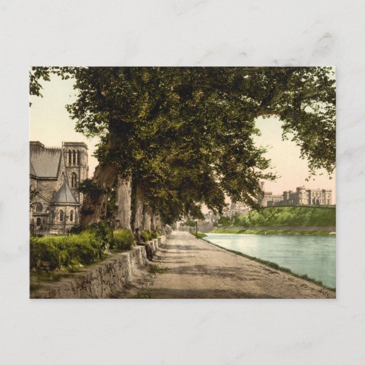 Cathedral and Castle, Inverness, Schotland Briefkaart (Voorkant)