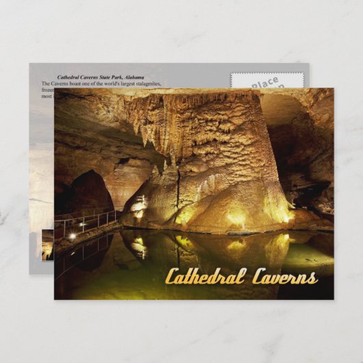 Cathedral Caverns State Park, Alabama Briefkaart (Voorkant / Achterkant)