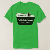 Cathedral Caverns State Park Alabama welkomstbord T-shirt (Design voorkant)