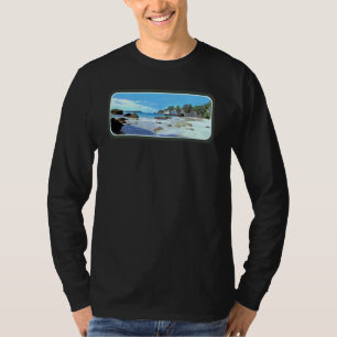 Cathedral Cove Coromandel Nieuw-Zeeland Kiwi Beach T-shirt