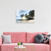 Cathedral Cove Coromandel Peninsula Nieuw-Zeeland Canvas Afdruk (Insitu (Woonkamer))