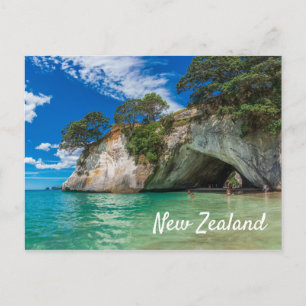 Cathedral Cove Nieuw-Zeeland Beach Briefkaart