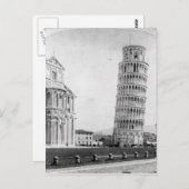 Cathedral en Campanile Pisa, Italië Briefkaart (Voorkant / Achterkant)