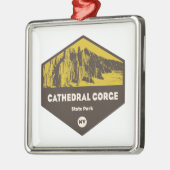 Cathedral Gorge State Park Metalen Ornament (Links)