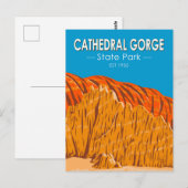 Cathedral Gorge State Park Nevada  Briefkaart (Voorkant / Achterkant)