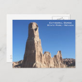 Cathedral Gorge State Park - Nevada Briefkaart (Voorkant / Achterkant)