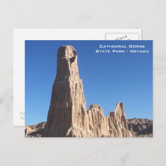 Cathedral Gorge State Park - Nevada Briefkaart (Voorkant / Achterkant)