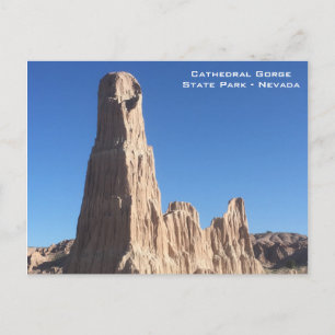 Cathedral Gorge State Park - Nevada Briefkaart