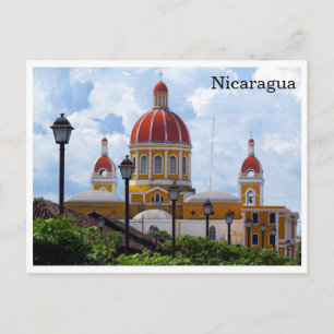 cathedral granada nicaragua briefkaart