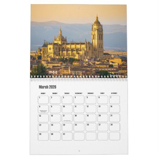 Cathedral-kalender Kalender (Mar 2026)