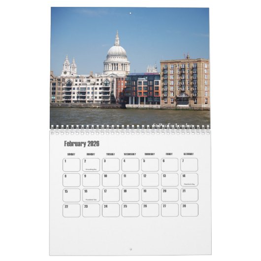 Cathedral-kalender Kalender (Feb 2026)