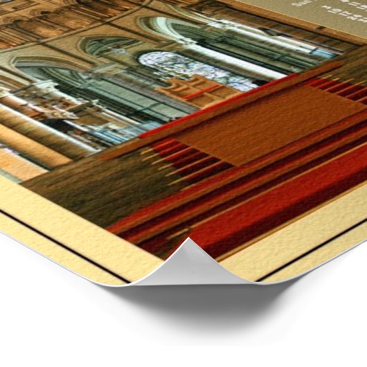 Cathedral-kalender Poster (Hoek)