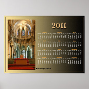 Cathedral-kalender Poster