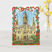 Cathedral New Orleans Kaart (Gele Bloem)