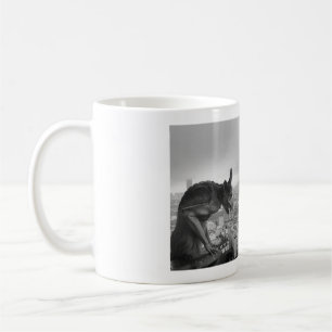 Cathedral Notre Dame gargoyle mok koffie