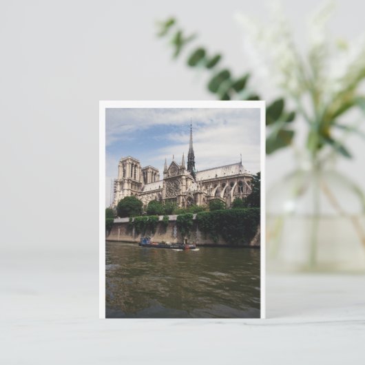 Cathedral Notre-Dame, Parijs Briefkaart (Staand voorkant)