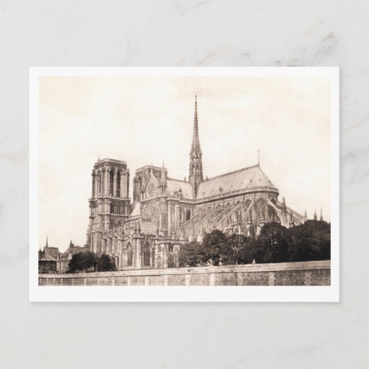 Cathedral Notre Dame Postcard Briefkaart (Voorkant)