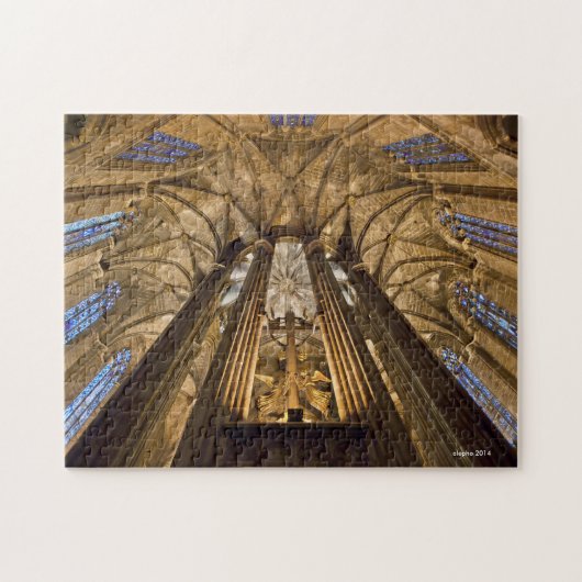 Cathedral of Barcelona, Spain Legpuzzel (Horizontaal)