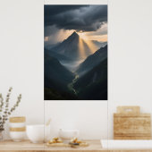 Cathedral Peak Poster (Keuken)