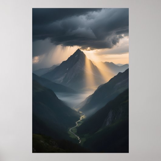 Cathedral Peak Poster (Voorkant)