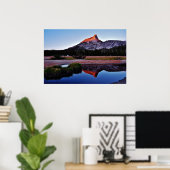 Cathedral Peak, Tuolume Meadows, Yosemite, CA. Poster (Thuiskantoor)