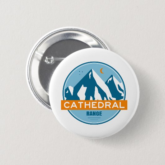 Cathedral Range California Ronde Button 5,7 Cm (Voorkant /achterkant)