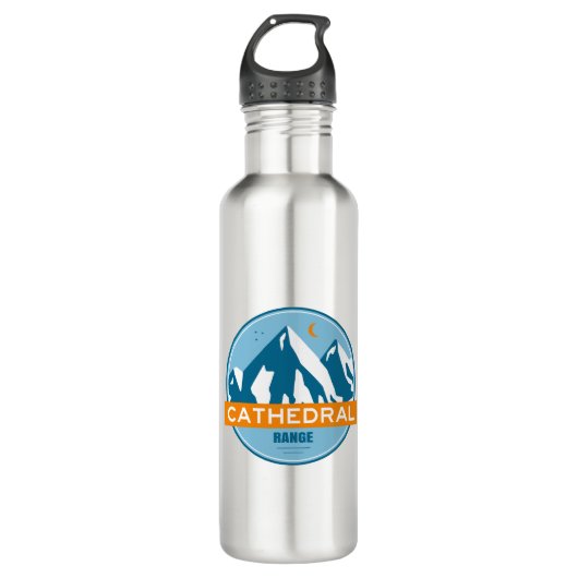 Cathedral Range California Waterfles (Voorkant)