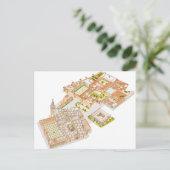 Cathedral Reales Alcazares Archivo de Indias. Briefkaart (Staand voorkant)