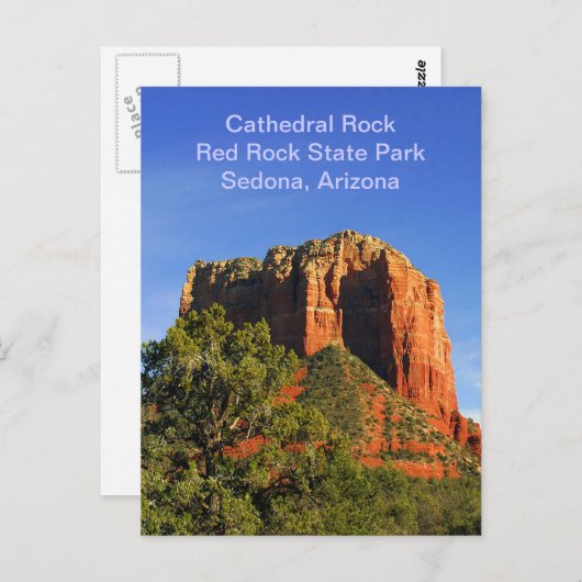 Cathedral Rock, Arizona Briefkaart (Voorkant / Achterkant)