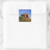 Cathedral Rock, Arizona Vierkante Sticker (Tas)