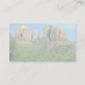 Cathedral Rock bij Sedona, Arizona Visitekaartje (Achterkant)