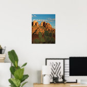 Cathedral Rock bij Sunset van Secret Canyon Poster (Thuiskantoor)