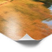 Cathedral Rock en reflections, Sedona Arizona Foto Afdruk (Hoek)