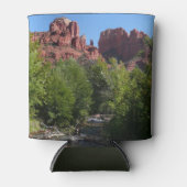 Cathedral Rock en Stream in Sedona Arizona Blikjeskoeler (Voorkant)