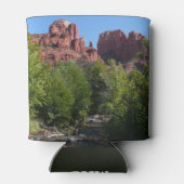 Cathedral Rock en Stream in Sedona Arizona Blikjeskoeler (Achterkant)
