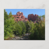 Cathedral Rock en Stream in Sedona Arizona Briefkaart (Voorkant)
