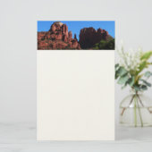 Cathedral Rock in Sedona Arizona Monument Briefpapier (Staand voorkant)