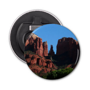Cathedral Rock in Sedona Arizona Monument Button Flesopener