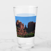 Cathedral Rock in Sedona Arizona Monument Glas (Achterkant)