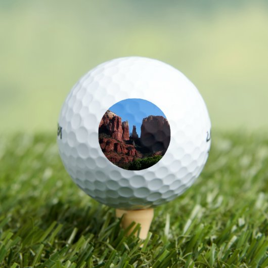 Cathedral Rock in Sedona Arizona Monument Golfballen (Insitu Shirt)