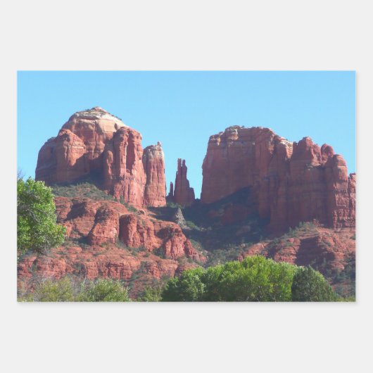 Cathedral Rock in Sedona Arizona Monument Inpakpapier Vel (Voorkant)