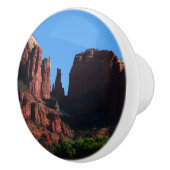 Cathedral Rock in Sedona Arizona Monument Keramische Knop (Rechts)