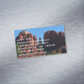 Cathedral Rock in Sedona Arizona Monument Magnetisch Visitekaartje (Voorbeeld)