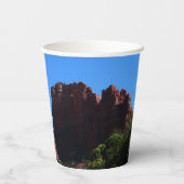 Cathedral Rock in Sedona Arizona Monument Papieren Bekers (Achterkant)