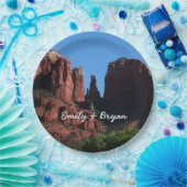 Cathedral Rock in Sedona Arizona Monument Papieren Bordje (Feest)