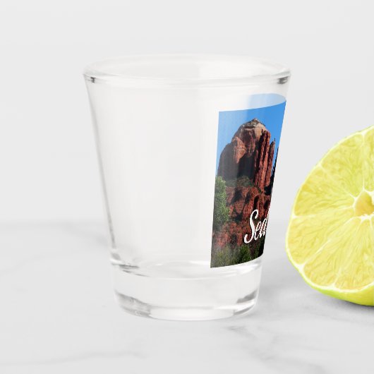 Cathedral Rock in Sedona Arizona Monument Shot Glas (Links)