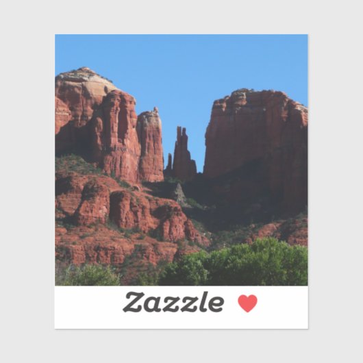 Cathedral Rock in Sedona Arizona Monument Sticker (Vel)