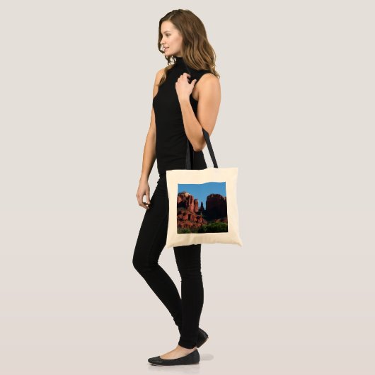 Cathedral Rock in Sedona Arizona Monument Tote Bag (Voorkant (model))