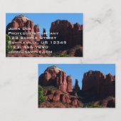 Cathedral Rock in Sedona Arizona Monument Visitekaartje (Voorkant / Achterkant)